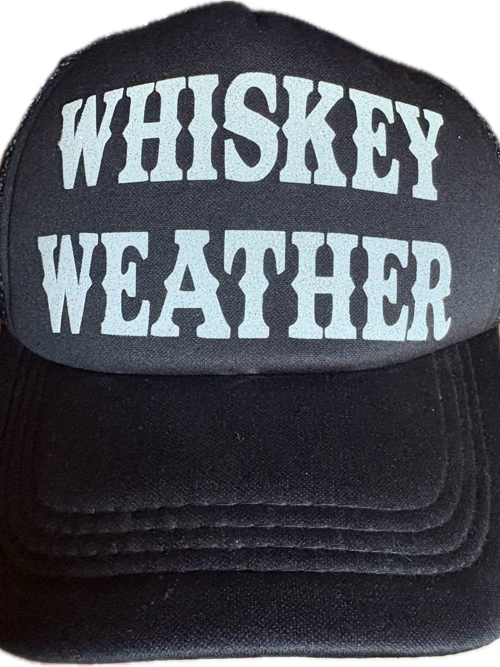 Black 'Whiskey Weather' Trucker Hat